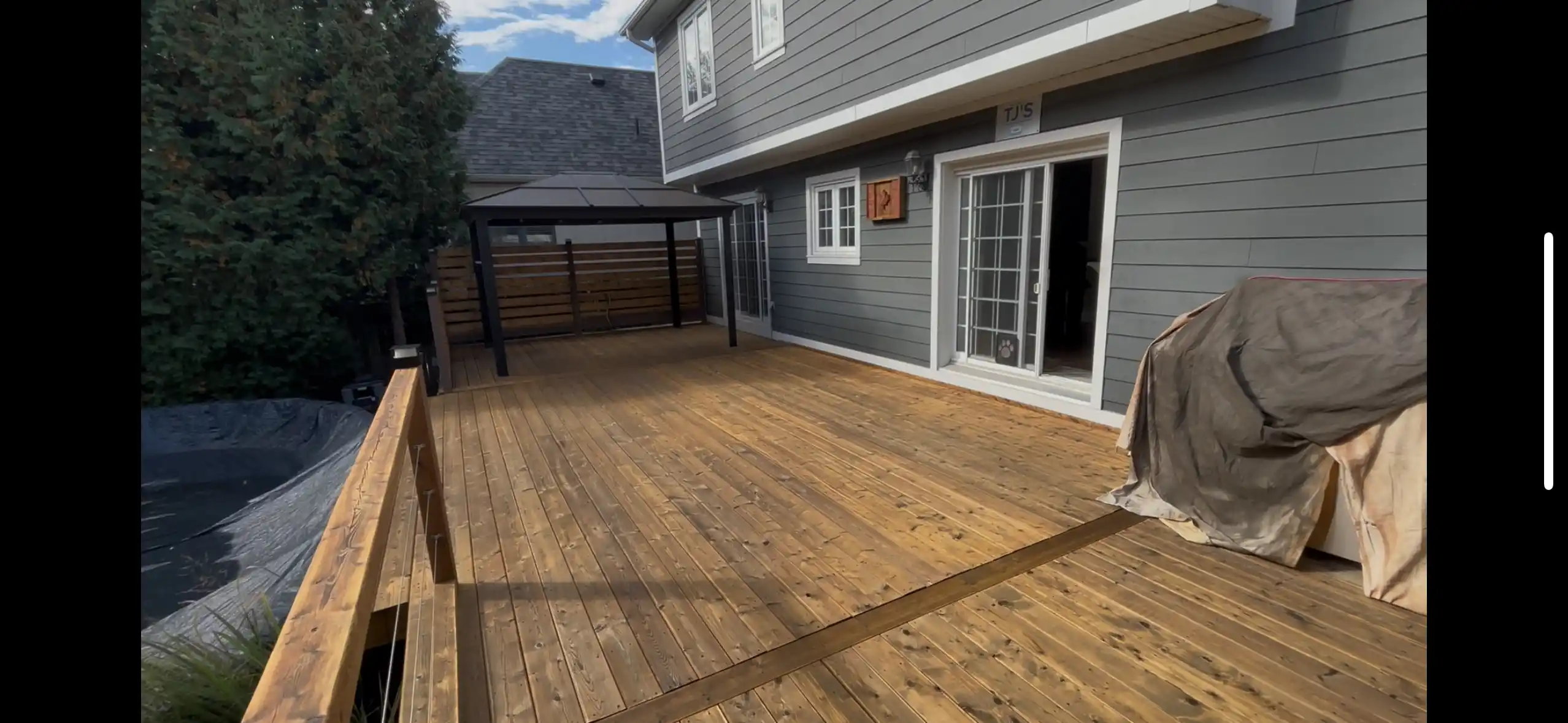 Hardwood Floor Refinishing project in the Niagara region