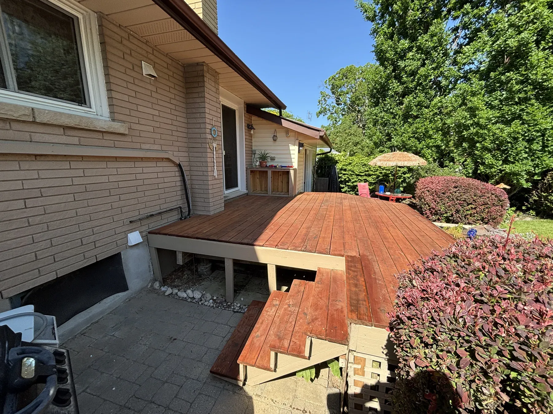 St. Catharines deck — wide finished view after restoration